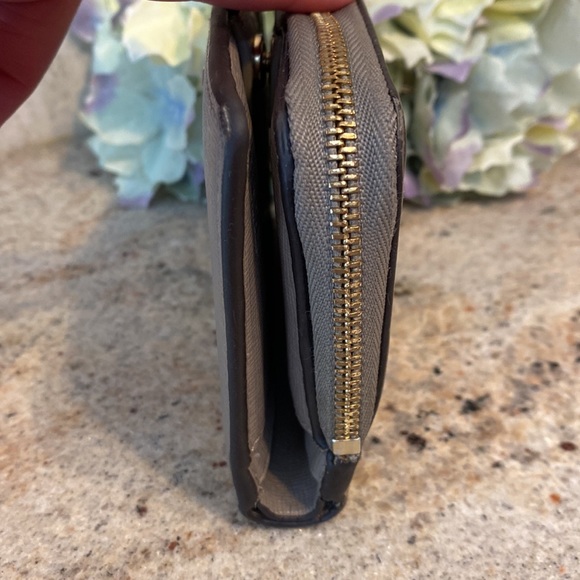 FURLA TAUPE CROSSGRAIN LEATHER WALLET - Picture 5 of 8